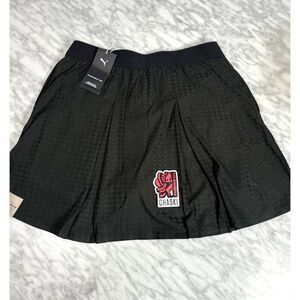 Puma x Porsche Golf Skirt Skort  Shorts  Jacquard Black Women’s Small RARE NEW